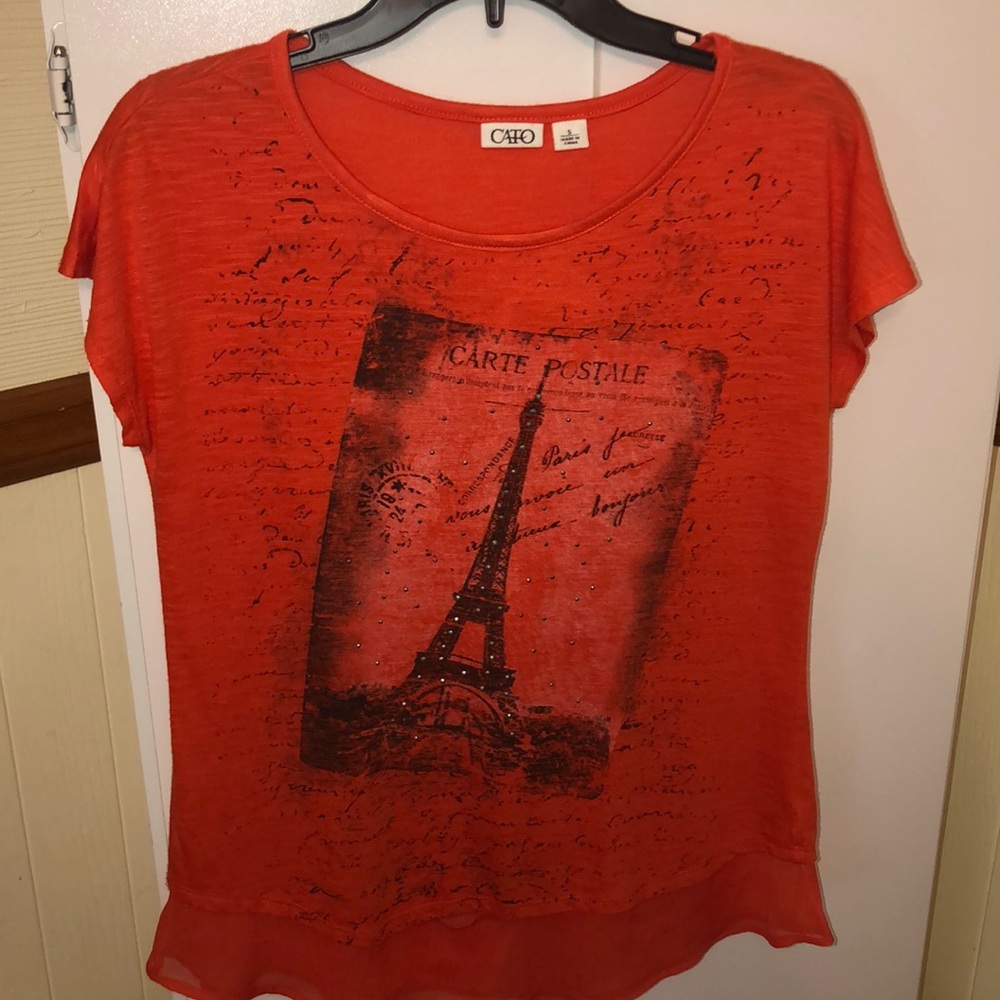 Super cut and very soft Paris T shirt